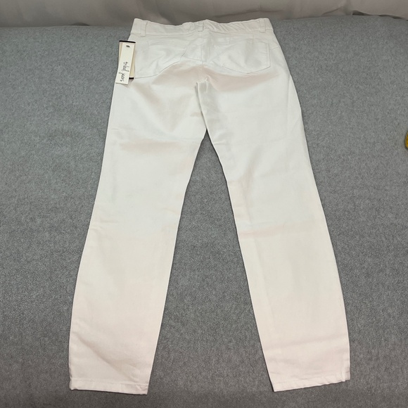 Tribal Womens White Ankle Jeans size 0 Skinny Preppy Minimalist Capsule - Picture 6 of 8